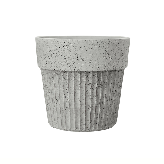 Antik kruka 19 cm, gråmelerad