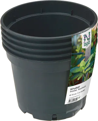 Nelson Garden Plastkruka 5-Pack 17 cm rund
