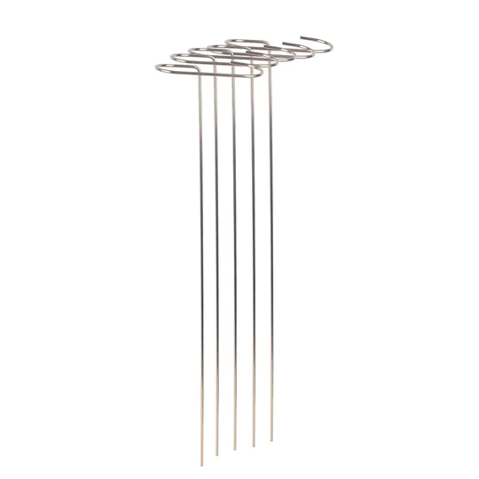 Växtstöd T-format Infloria 5-pack 45cm Guld