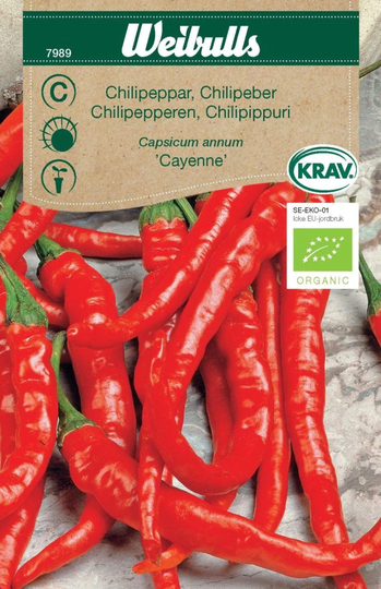 Weibulls Chili Cayenne KRAV Long Slim
