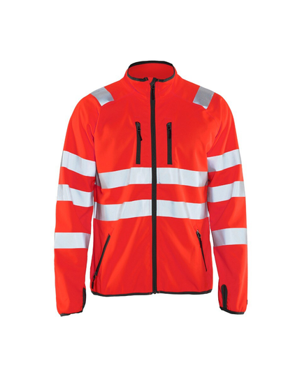 Blåkläder Varseljacka Softshell Varselröd 49062