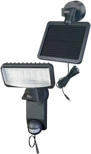 Brennenstuhl LED-lampa IP44 Solcellsdriven LH1205 Med Sensor