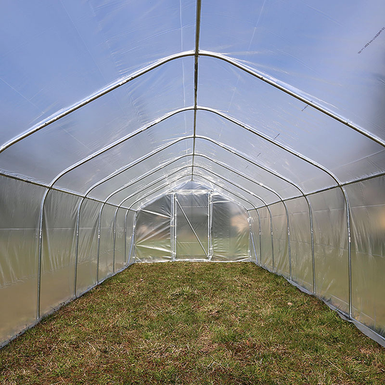 Tunnelväxthus Spira 5 kvm, 2 x 2,5 m, 2 dörrar