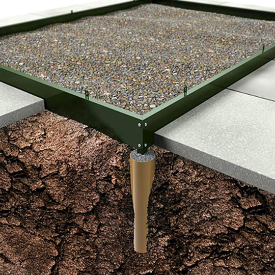 Halls Fundament till Växthus Popular 106 Obehandlad