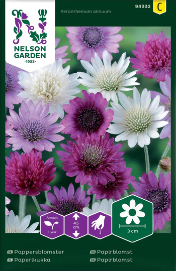 Nelson Garden Pappersblomster Mix